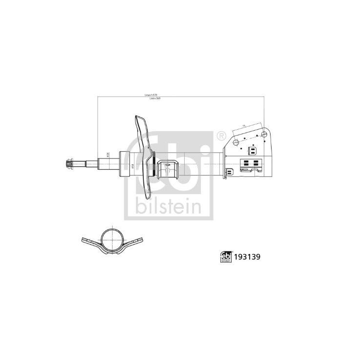 Amortizatorius FEBI BILSTEIN 193139