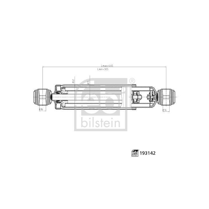 Amortizatorius FEBI BILSTEIN 193142