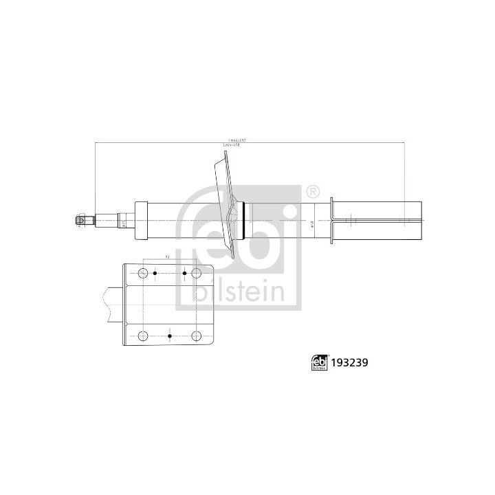 Amortizatorius FEBI BILSTEIN 193239