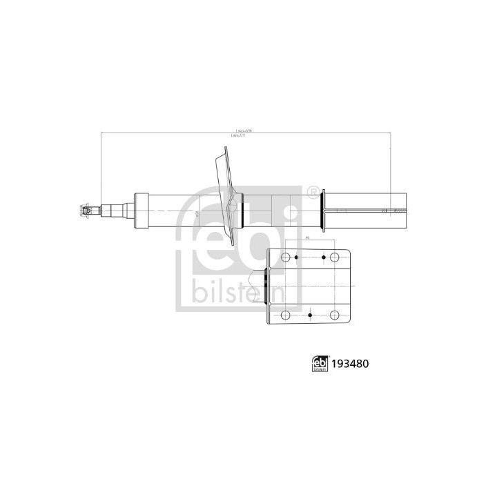 Amortizatorius FEBI BILSTEIN 193480