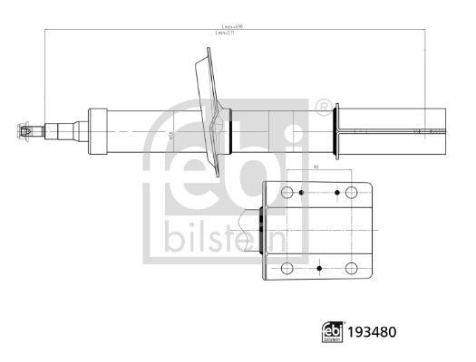 Amortizatorius FEBI BILSTEIN 193480