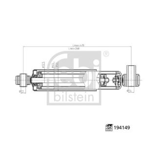 Amortizatorius FEBI BILSTEIN 194149