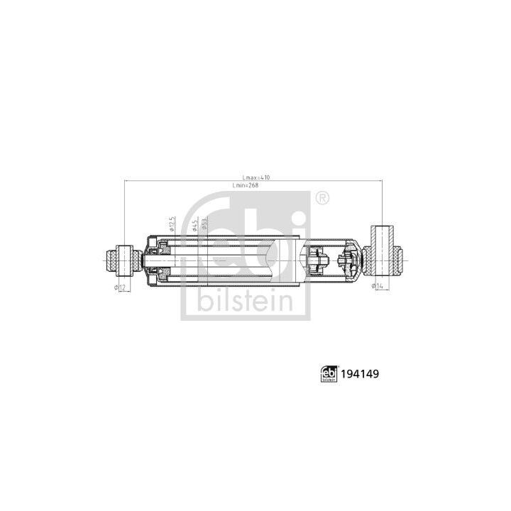 Amortizatorius FEBI BILSTEIN 194149