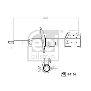 Amortizatorius FEBI BILSTEIN 194154