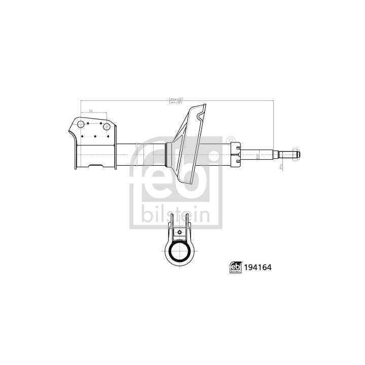 Amortizatorius FEBI BILSTEIN 194164