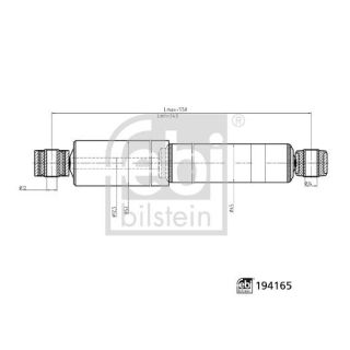 Amortizatorius FEBI BILSTEIN 194165