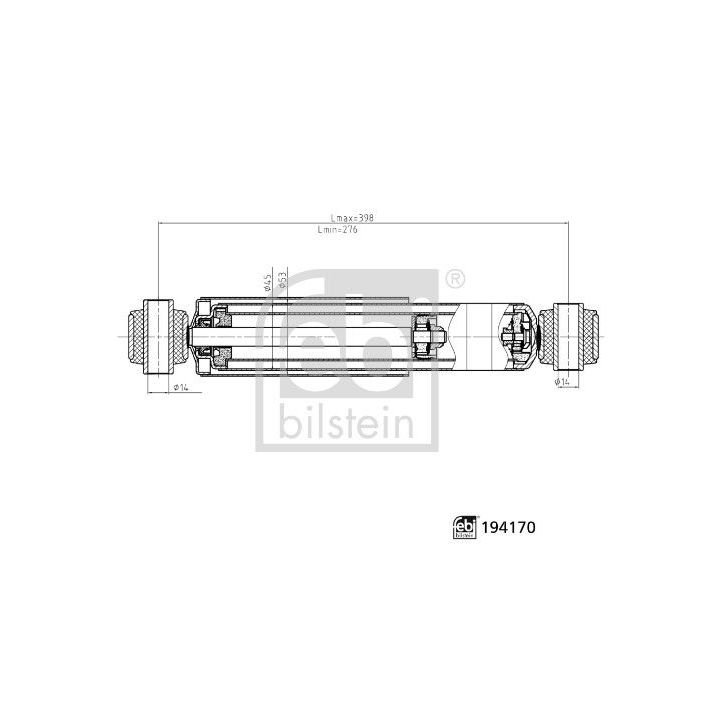 Amortizatorius FEBI BILSTEIN 194170
