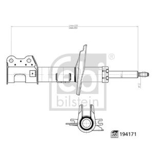 Amortizatorius FEBI BILSTEIN 194171
