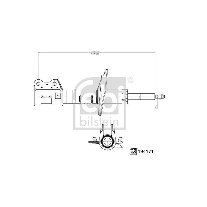 Amortizatorius FEBI BILSTEIN 194171