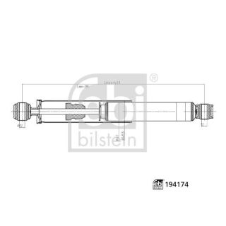 Amortizatorius FEBI BILSTEIN 194174