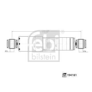 Amortizatorius FEBI BILSTEIN 194181