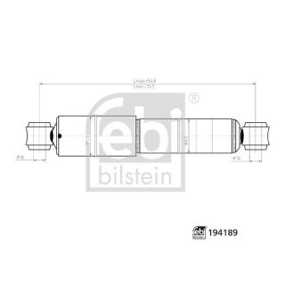 Amortizatorius FEBI BILSTEIN 194189