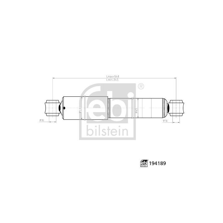 Amortizatorius FEBI BILSTEIN 194189
