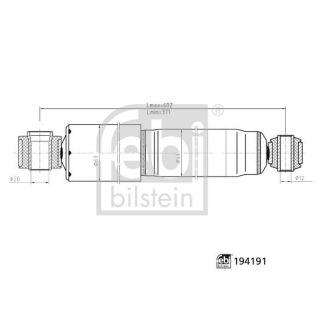 Amortizatorius FEBI BILSTEIN 194191
