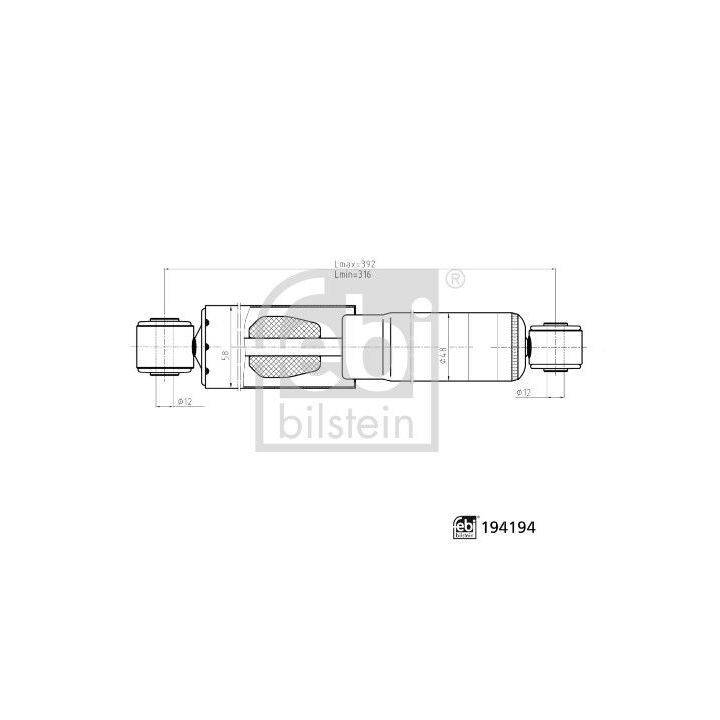 Amortizatorius FEBI BILSTEIN 194194