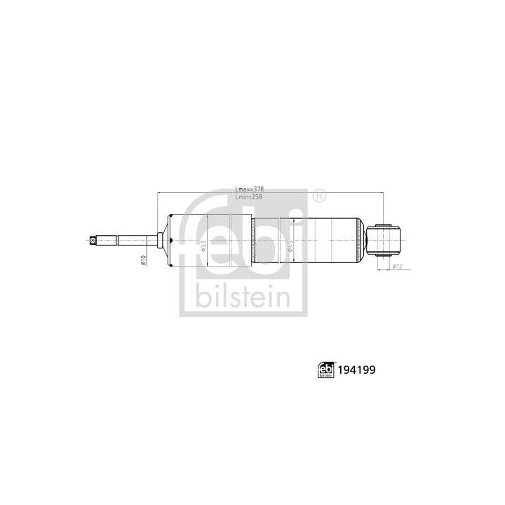 Amortizatorius FEBI BILSTEIN 194199