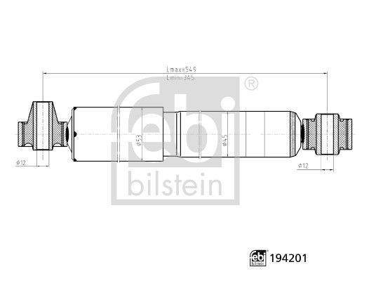 Amortizatorius FEBI BILSTEIN 194201