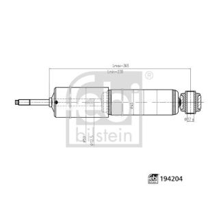 Amortizatorius FEBI BILSTEIN 194204