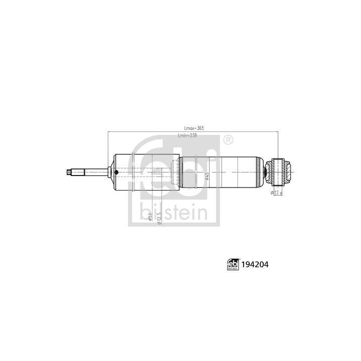 Amortizatorius FEBI BILSTEIN 194204