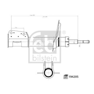 Amortizatorius FEBI BILSTEIN 194205