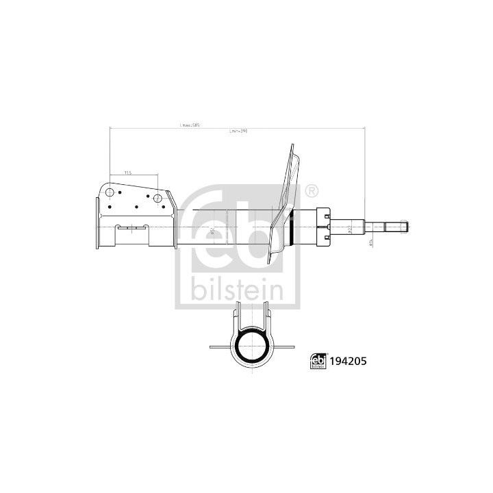 Amortizatorius FEBI BILSTEIN 194205