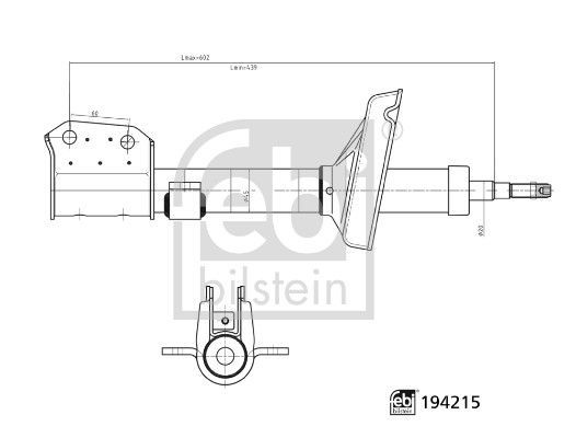 Amortizatorius FEBI BILSTEIN 194215