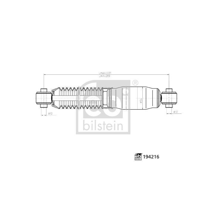 Amortizatorius FEBI BILSTEIN 194216