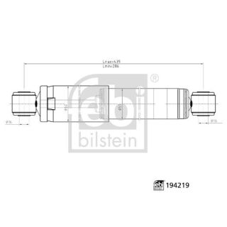Amortizatorius FEBI BILSTEIN 194219
