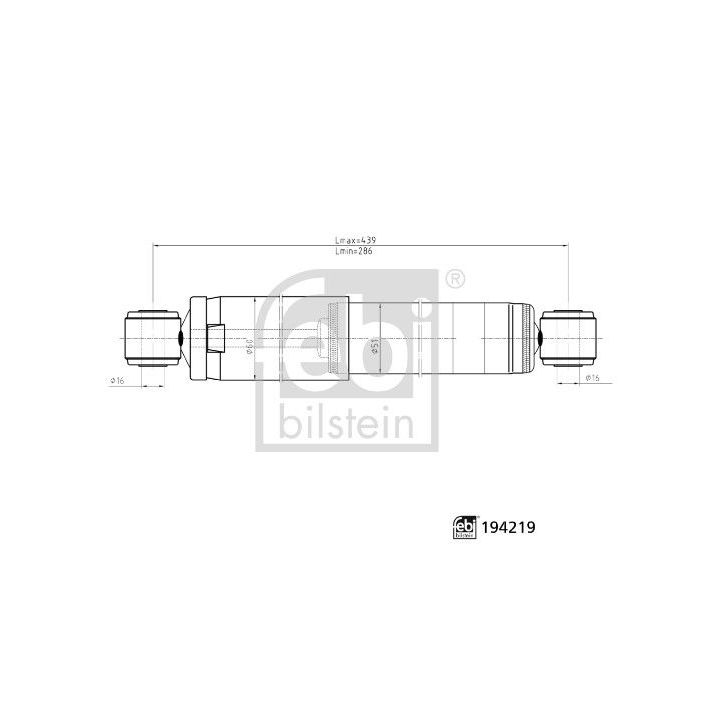 Amortizatorius FEBI BILSTEIN 194219