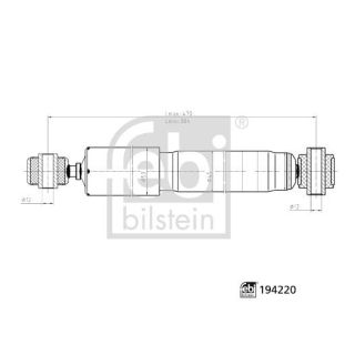 Amortizatorius FEBI BILSTEIN 194220