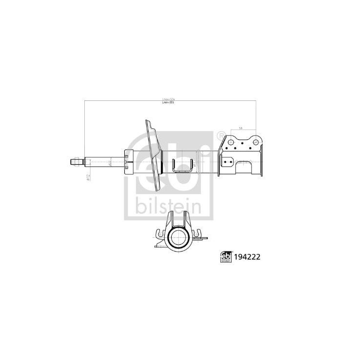 Amortizatorius FEBI BILSTEIN 194222