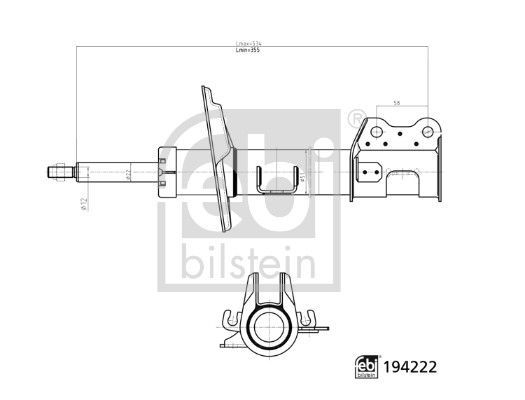 Amortizatorius FEBI BILSTEIN 194222
