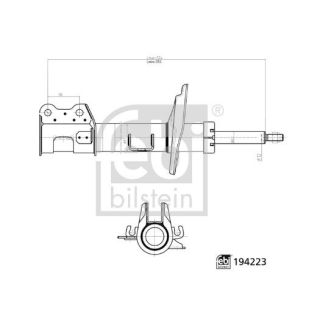 Amortizatorius FEBI BILSTEIN 194223