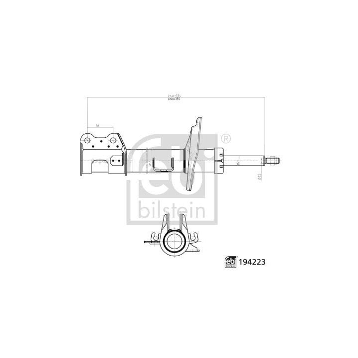 Amortizatorius FEBI BILSTEIN 194223