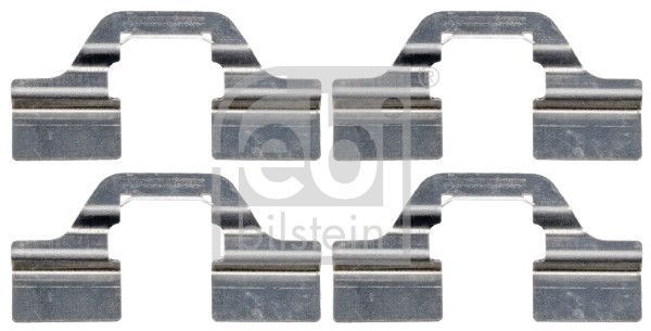 Priedų komplektas, diskinių stabdžių trinkelės FEBI BILSTEIN 185278
