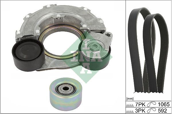 V formos rumbuotas diržas, komplektas Schaeffler INA 529 0560 10