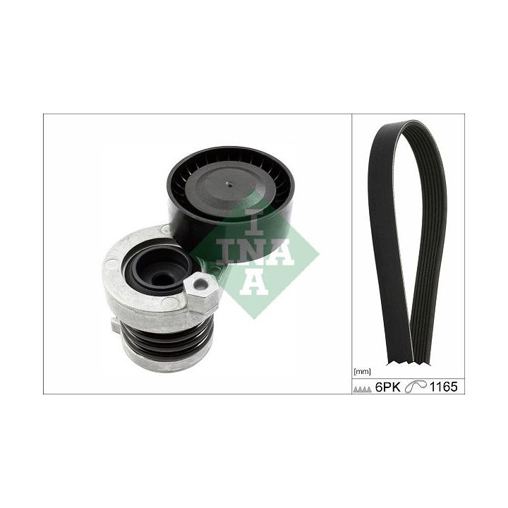 V formos rumbuotas diržas, komplektas Schaeffler INA 529 0590 10