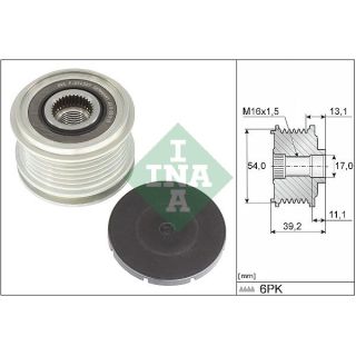 Laisvos eigos sankaba, kint. sr. generatorius Schaeffler INA 535 0375 10