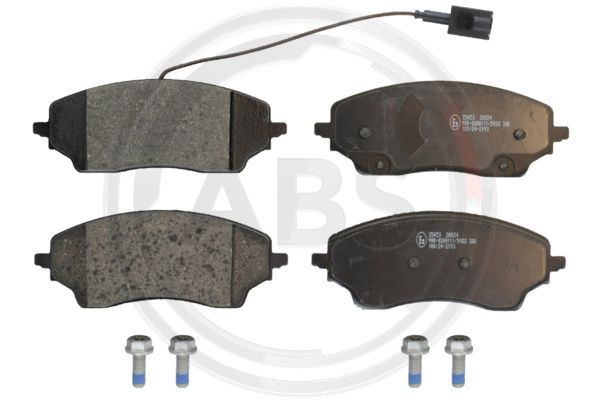 Stabdžių trinkelių rinkinys, diskinis stabdys A.B.S. 35453