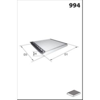 Filtras, salono oras MECAFILTER EAR7266