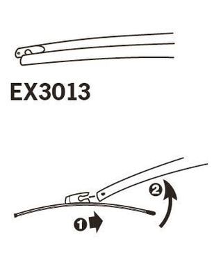 Valytuvai TRICO EX3013