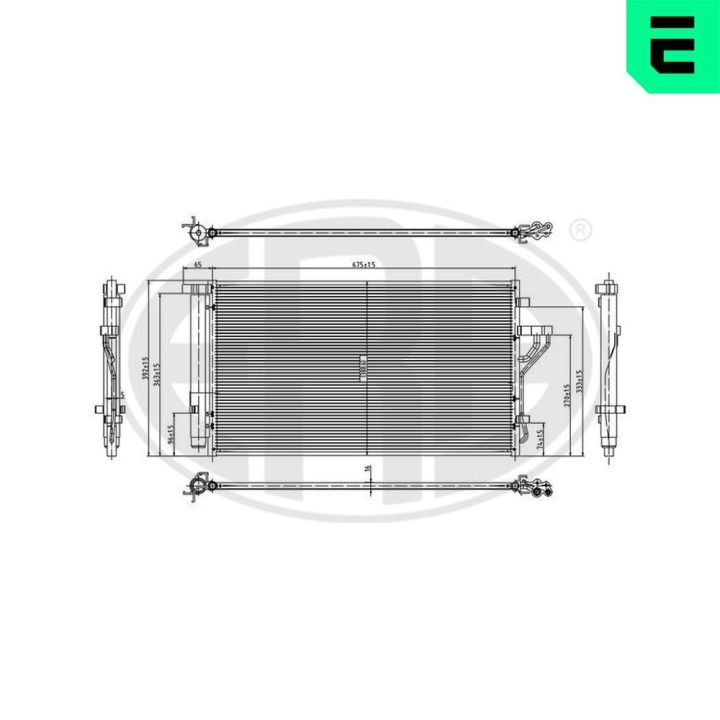 Kondensatorius, oro kondicionierius ERA 667322