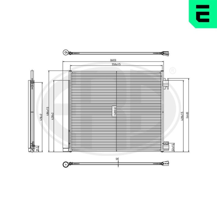 Kondensatorius, oro kondicionierius ERA 667356