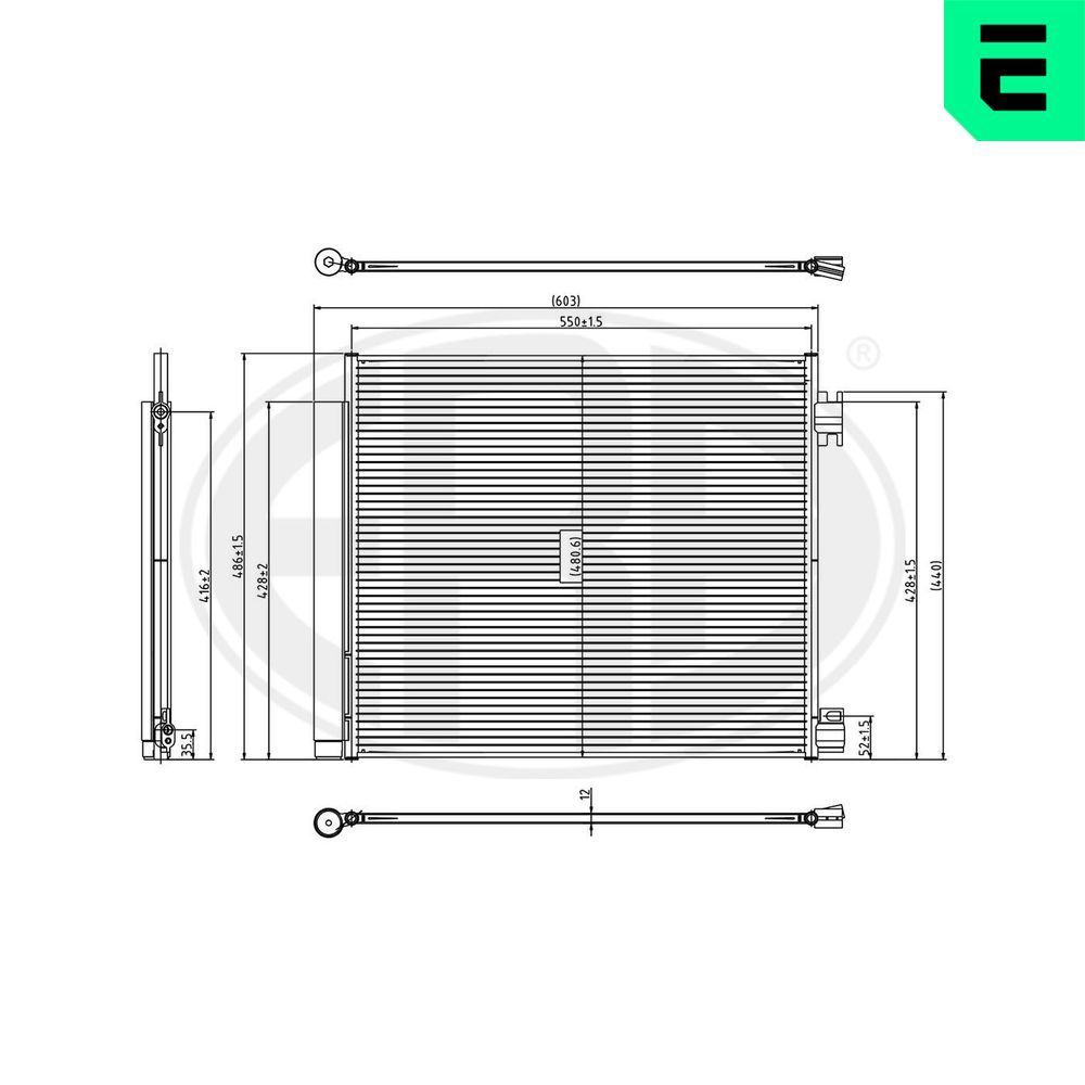 Kondensatorius, oro kondicionierius ERA 667356