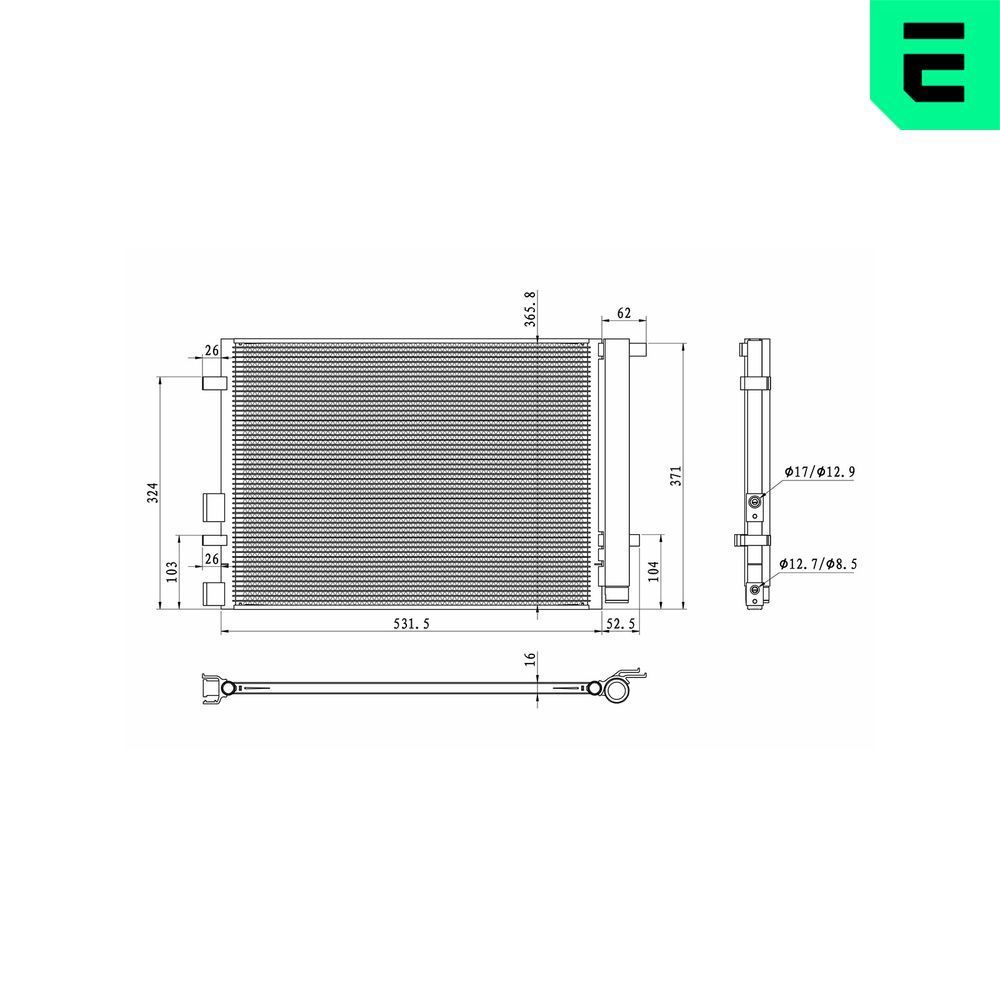 Kondensatorius, oro kondicionierius ERA 667378
