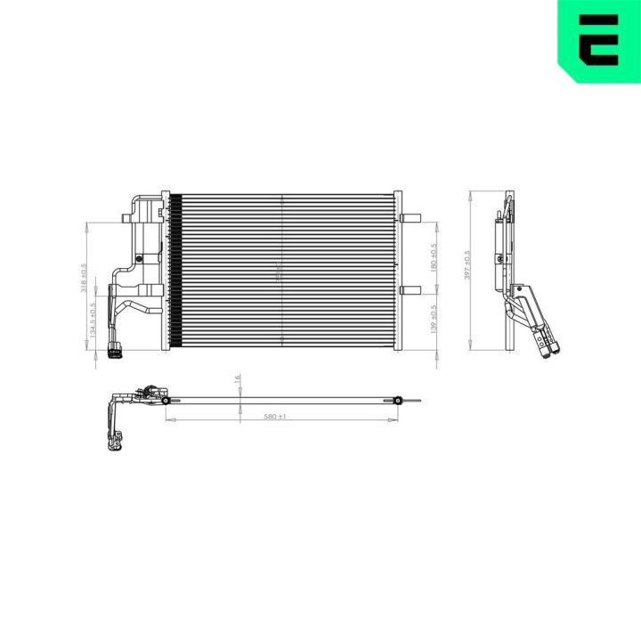 Kondensatorius, oro kondicionierius ERA 667380
