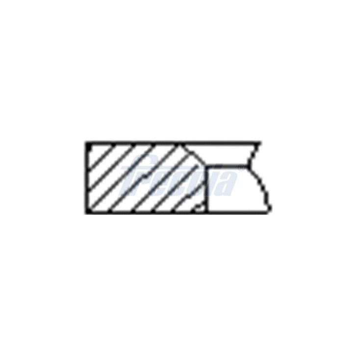 Stūmoklio žiedų komplektas FRECCIA FR10-375100