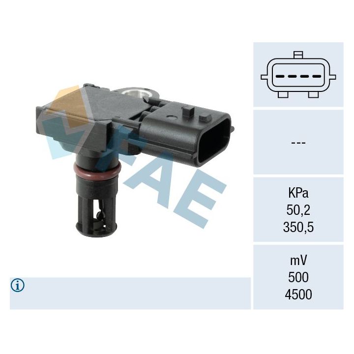 Jutiklis, įsiurbimo kolektoriaus slėgis FAE 15274