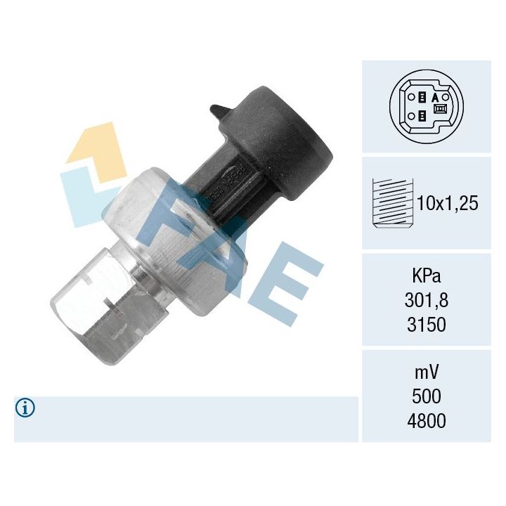 Slėgio jungiklis, oro kondicionavimas FAE 15800