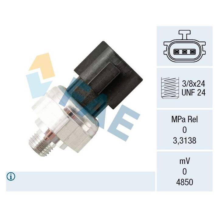 Slėgio jungiklis, oro kondicionavimas FAE 15816
